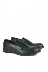 Erkan Kaban 141100 014 Erkek Siyah Deri Klasik Büyük & Küçük Numara Ayakkabı - 2