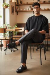 Erkan Kaban 141100 014 Erkek Siyah Deri Klasik Büyük & Küçük Numara Ayakkabı 