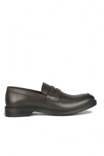 Erkan Kaban 141100 232 Erkek Kahve Deri Klasik Büyük & Küçük Numara Ayakkabı - Erkan Kaban