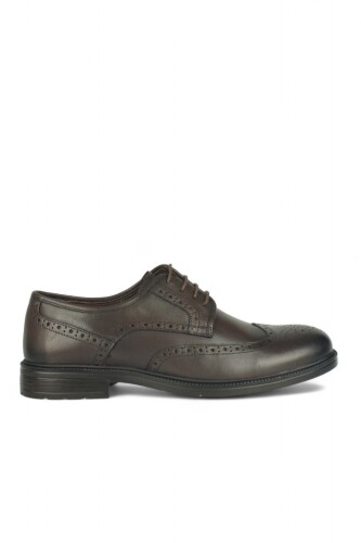 Erkan Kaban 141102 232 Erkek Kahve Deri Klasik Büyük & Küçük Numara Ayakkabı - Erkan Kaban