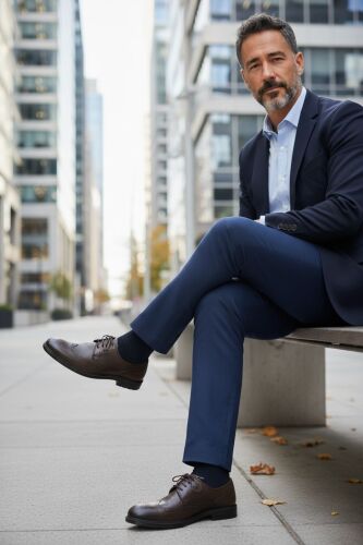 Erkan Kaban 141102 232 Erkek Kahve Deri Klasik Büyük & Küçük Numara Ayakkabı - Erkan Kaban (1)