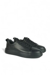 Erkan Kaban 141200 014 Erkek Siyah Deri Büyük & Küçük Numara Ayakkabı - 2