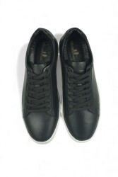 Erkan Kaban 141202 013 Erkek Siyah Beyaz Deri Büyük & Küçük Numara Ayakkabı - 4