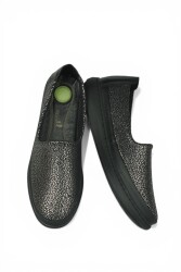 Fitbas 155401 014 Kadın Gümüş Siyah Günlük Büyük Numara Ayakkabı - 4