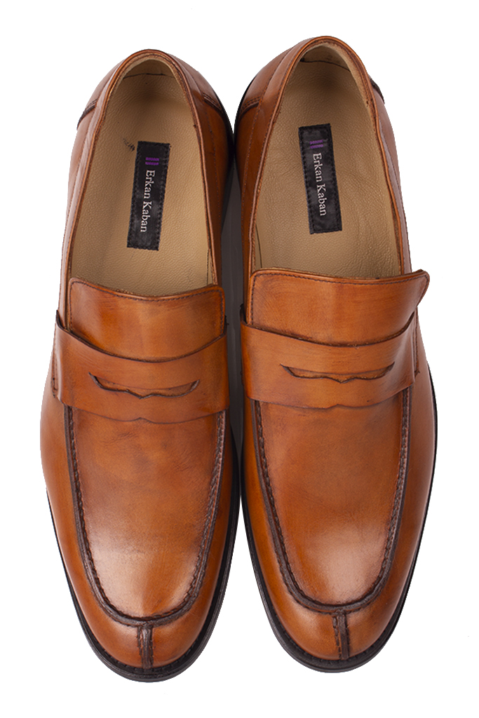 Erkan Kaban 332 162 Erkek Taba Deri Klasik Büyük & Küçük Numara Ayakkabı