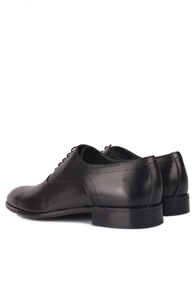 Erkan Kaban 352404 014 Erkek Siyah Deri Klasik Büyük & Küçük Numara Ayakkabı