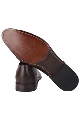 Erkan Kaban 352417 232 Erkek Kahve Deri Klasik Büyük & Küçük Numara Ayakkabı - Thumbnail