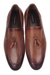 Erkan Kaban 352600 167 Erkek Taba Deri Klasik Büyük & Küçük Numara Ayakkabı - Thumbnail