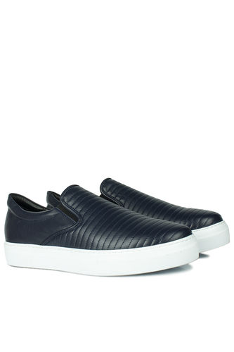 Erkan Kaban - Erkan Kaban 385006 424 Navy Blue Matt Men Shoes (1)