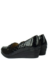 Fitbas 4422 024 Kadın Siyah Günlük Büyük & Küçük Numara Ayakkabı - Thumbnail