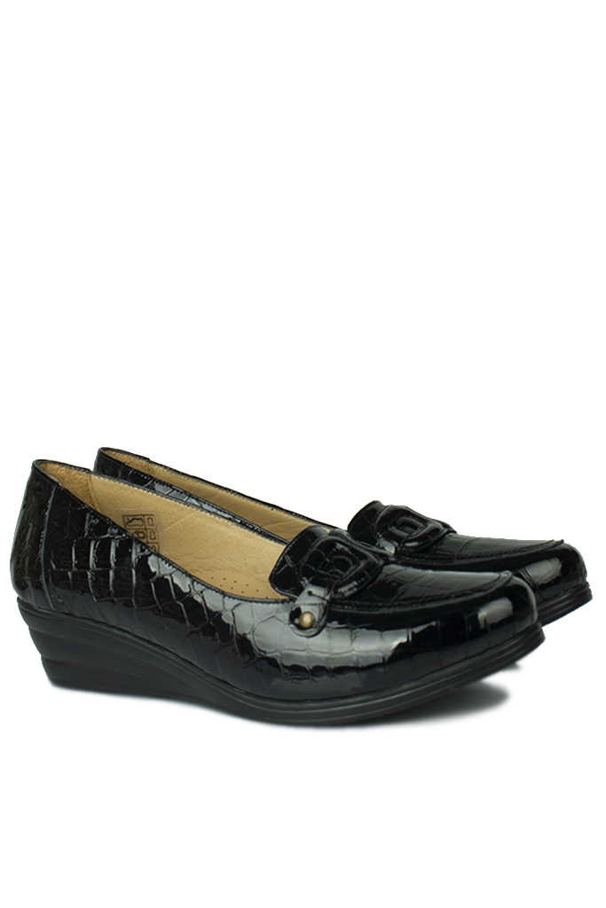 Fitbas 4422 024 Kadın Siyah Günlük Büyük & Küçük Numara Ayakkabı