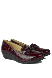 Fitbas 4422 625 Kadın Bordo Günlük Büyük & Küçük Numara Ayakkabı - Thumbnail