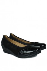 Fitbas 6402 025 Kadın Siyah Günlük Büyük & Küçük Numara Ayakkabı - Thumbnail