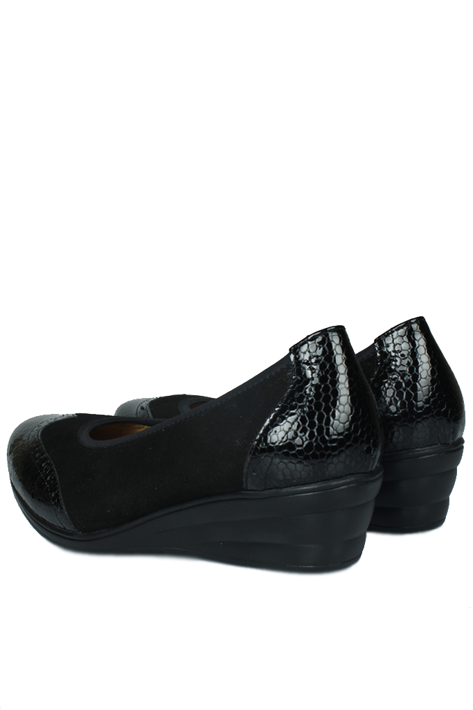 Fitbas 6402 025 Kadın Siyah Günlük Büyük & Küçük Numara Ayakkabı