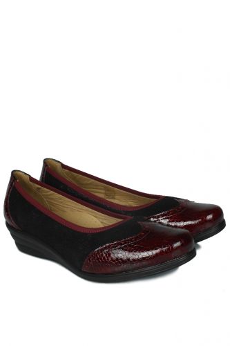 Fitbas - Fitbas 6402 625 Kadın Bordo Günlük Büyük & Küçük Numara Ayakkabı (1)