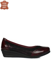 Fitbas 6402 625 Kadın Bordo Günlük Büyük & Küçük Numara Ayakkabı - Thumbnail