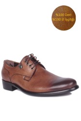 Erkan Kaban 759 167 Erkek Taba Deri Klasik Büyük & Küçük Numara Ayakkabı - Thumbnail