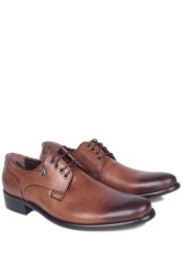 Erkan Kaban 759 167 Erkek Taba Deri Klasik Büyük & Küçük Numara Ayakkabı - Thumbnail