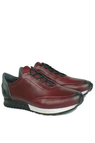 Fitbas - Fitbas 914510 624 Erkek Bordo Deri Spor Büyük Numara Ayakkabı (1)