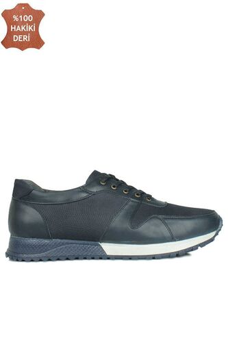 Fitbas 914512 424 Erkek Lacivert Deri Spor Büyük Numara Ayakkabı