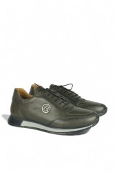 Erkan Kaban 914608 677 Erkek Haki Deri Spor Büyük Numara Ayakkabı - 2