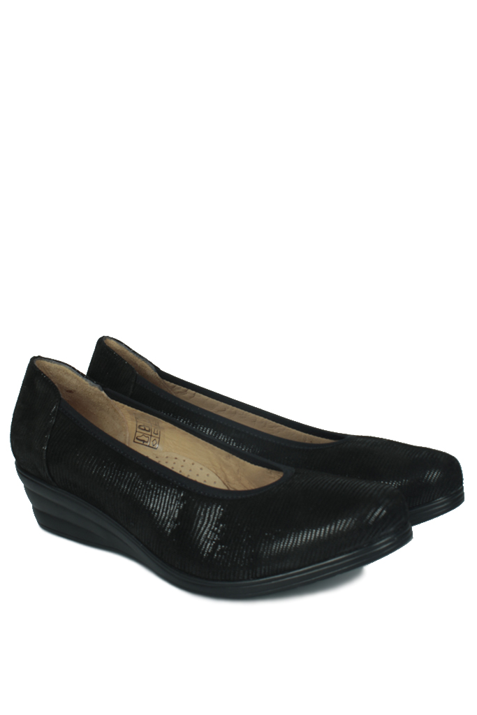 Fitbas 5082 016 Kadın Siyah Günlük Büyük & Küçük Numara Ayakkabı
