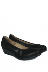 Fitbas 5082 016 Kadın Siyah Günlük Büyük & Küçük Numara Ayakkabı - Thumbnail