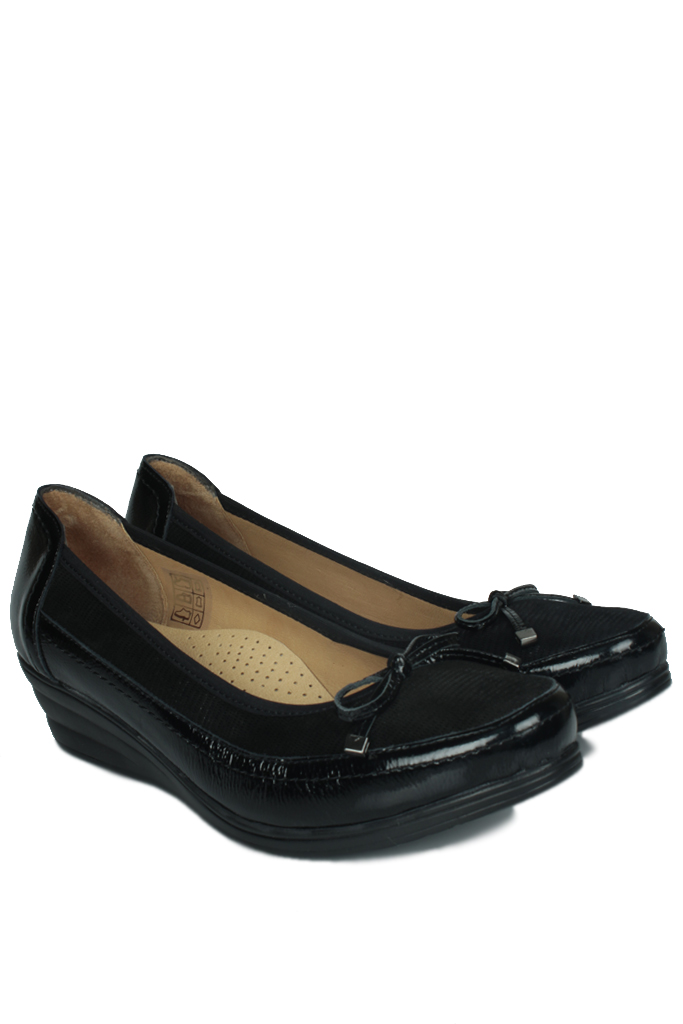 Fitbas 6475 025 Kadın Siyah Günlük Büyük & Küçük Numara Ayakkabı