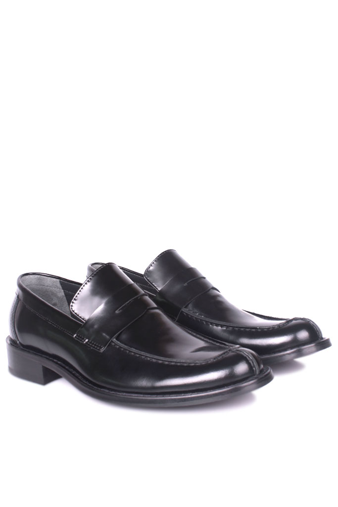 Erkan Kaban 332 020 Erkek Siyah Açma Deri Klasik Büyük & Küçük Numara Ayakkabı