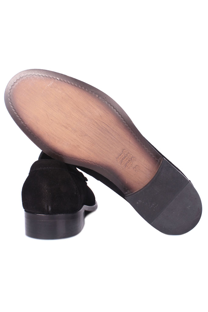 Erkan Kaban 335 008 Erkek Siyah Süet Klasik Büyük & Küçük Numara Ayakkabı