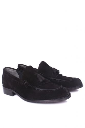 Erkan Kaban - Erkan Kaban 335 008 Erkek Siyah Süet Klasik Büyük & Küçük Numara Ayakkabı (1)