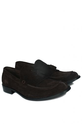 Erkan Kaban 335 242 Men BrownSuede Classical Shoes - Erkan Kaban (1)