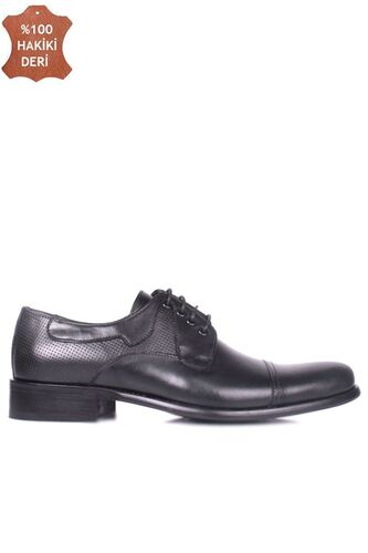 Erkan Kaban 754 019 Men Black Genuine Leather Classical Shoes - Erkan Kaban