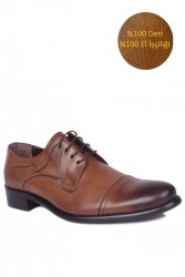 Erkan Kaban 754 167 Erkek Taba Deri Klasik Büyük & Küçük Numara Ayakkabı - Thumbnail