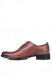 Erkan Kaban 801 167 Erkek Taba Deri Klasik Büyük & Küçük Numara Ayakkabı - Thumbnail