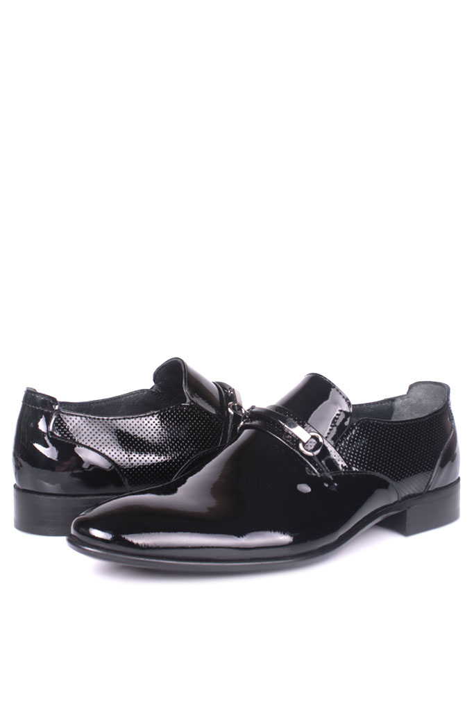 Erkan Kaban 956 020 Erkek Siyah Rugan Klasik Büyük & Küçük Numara Ayakkabı