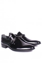 Erkan Kaban 956 020 Erkek Siyah Rugan Klasik Büyük & Küçük Numara Ayakkabı - Thumbnail