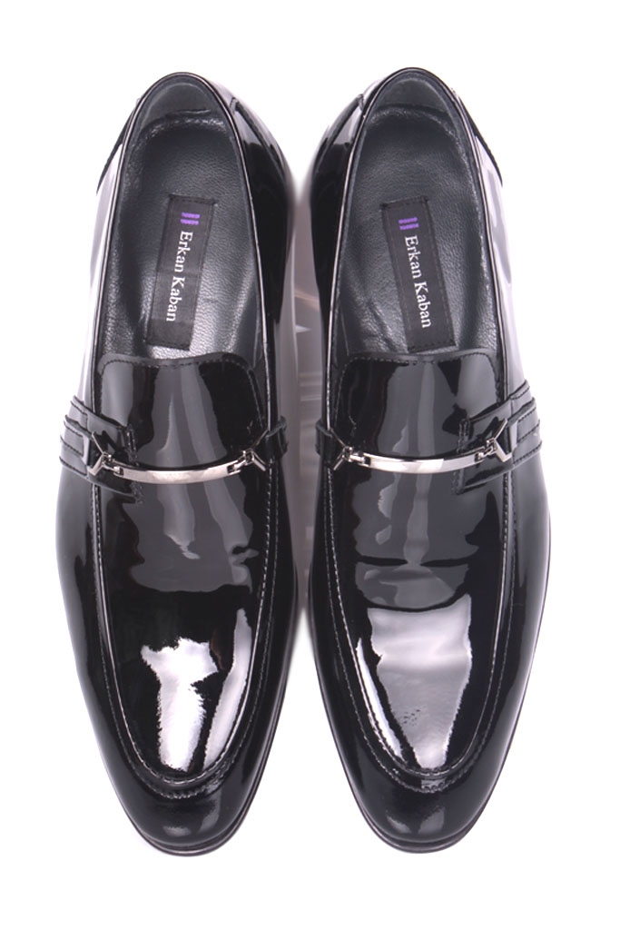 Erkan Kaban 972 020 Erkek Siyah Rugan Klasik Büyük & Küçük Numara Ayakkabı