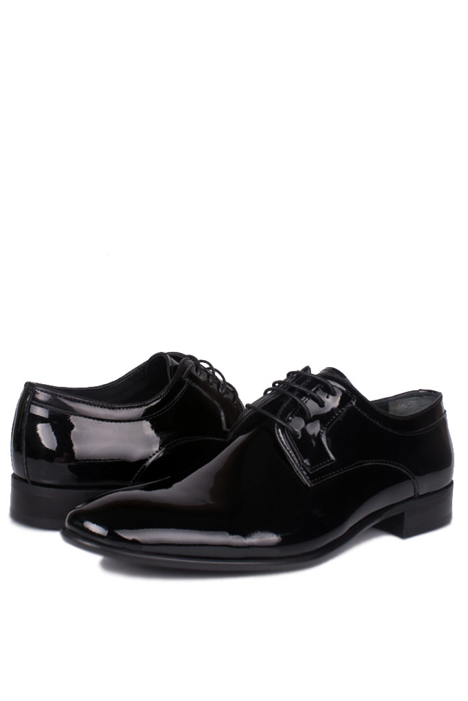 Erkan Kaban 979 020 Erkek Siyah Rugan Klasik Büyük & Küçük Numara Ayakkabı