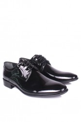 Erkan Kaban 979 020 Erkek Siyah Rugan Klasik Büyük & Küçük Numara Ayakkabı - Thumbnail