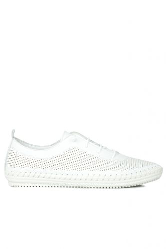 Fitbas - Erkan Kaban 625040 468 Women White Genuine Leather Casual Shoes (1)