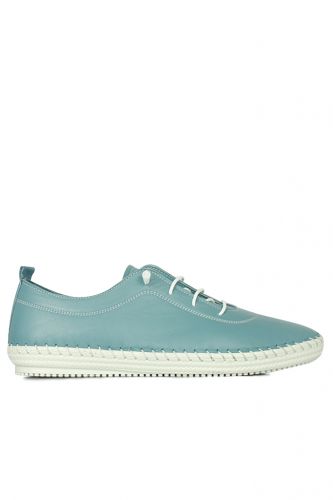 Fitbas - Erkan Kaban 625041 424 Women Blue Genuine Leather Casual Shoes (1)