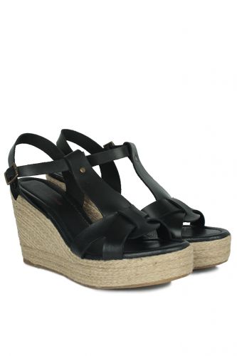 Fitbas - Erkan Kaban 5027 014 Women Black Sandal Shoes (1)