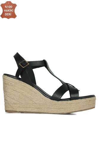 Erkan Kaban 5027 014 Women Black Sandal Shoes - Fitbas