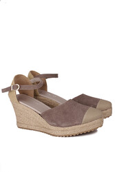Fitbas 6215 327 Kadın Mink Büyük & Küçük Numara Sandalet - 2