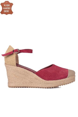 Erkan Kaban 6215 627 Women Claret Red Shoes - Fitbas