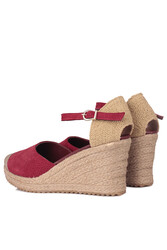 Fitbas 6215 627 Kadın Bordo Büyük & Küçük Numara Sandalet - 3