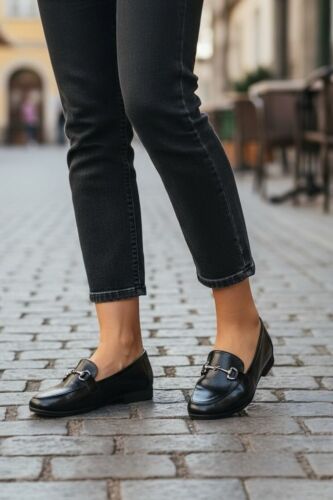 Fitbas 111006 021 Kadın Siyah Rugan Babet Büyük & Küçük Numara Babet - Fitbas (1)