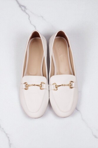 Fitbas 111006 468 Kadın Beyaz Büyük & Küçük Numara Babet - Fitbas