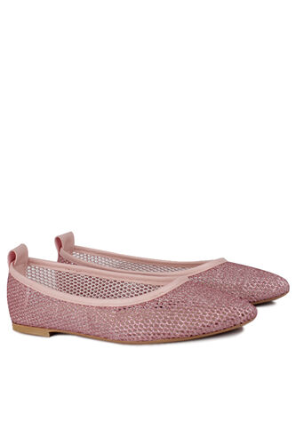 Fitbas 111010 901 Kadın Pembe File Büyük & Küçük Numara Babet - Fitbas (1)